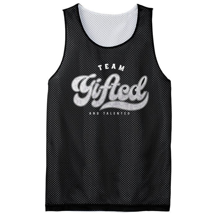 Team Gifted and Talented Exceptional Student Teacher Smart Mesh Reversible Basketball Jersey Tank