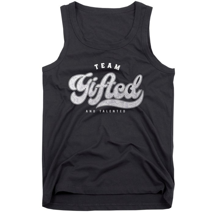 Team Gifted and Talented Exceptional Student Teacher Smart Tank Top