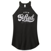 Team Gifted and Talented Exceptional Student Teacher Smart Women's Perfect Tri Rocker Tank