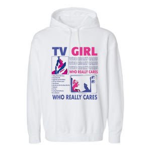 Tv Girl Album Frenchs Exit Funny Garment-Dyed Fleece Hoodie