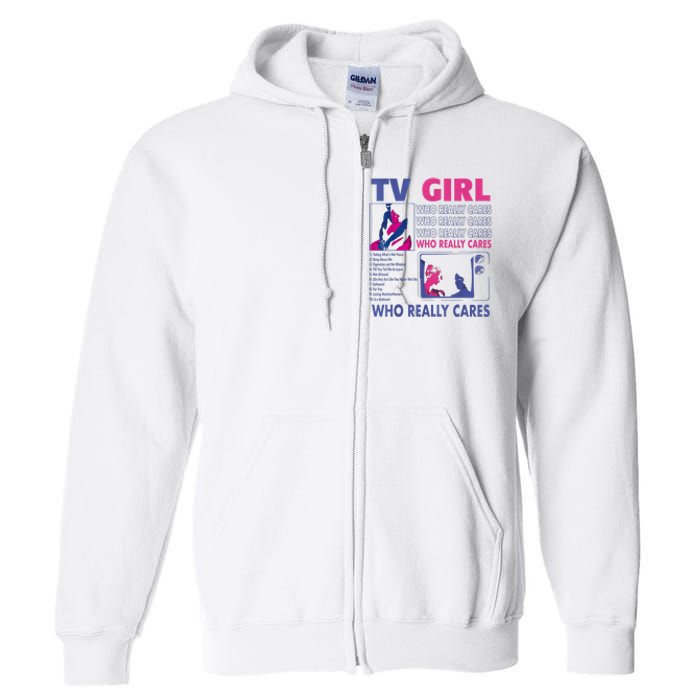 Tv Girl Album Frenchs Exit Funny Full Zip Hoodie