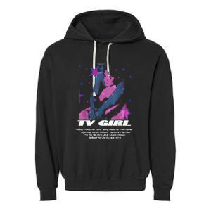 Tv Girl Album Frenchs Exit Who Really Cares Song List Garment-Dyed Fleece Hoodie