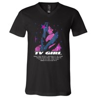 Tv Girl Album Frenchs Exit Who Really Cares Song List V-Neck T-Shirt