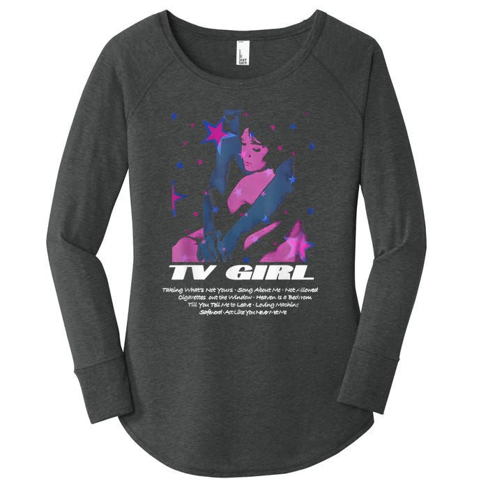 Tv Girl Album Frenchs Exit Who Really Cares Song List Women's Perfect Tri Tunic Long Sleeve Shirt