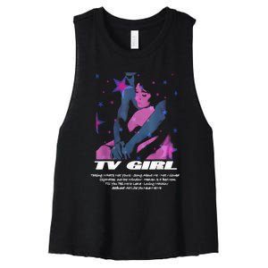 Tv Girl Album Frenchs Exit Who Really Cares Song List Women's Racerback Cropped Tank