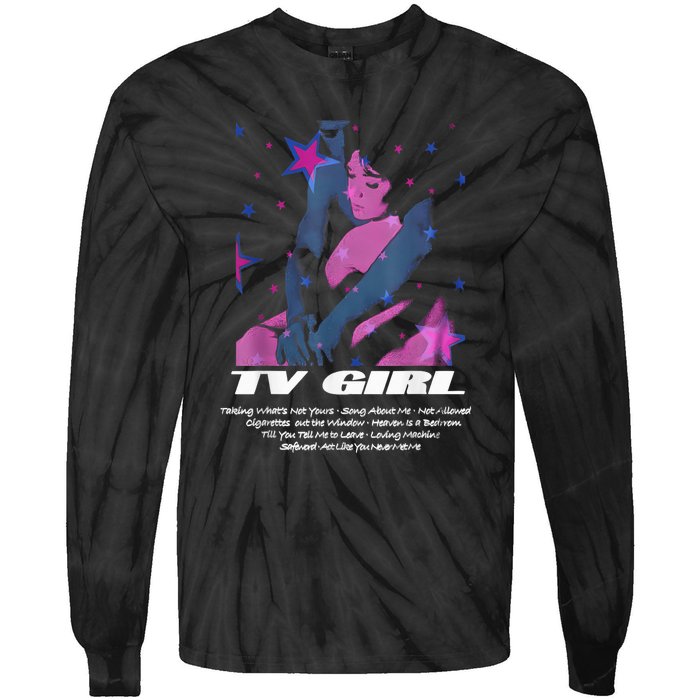 Tv Girl Album Frenchs Exit Who Really Cares Song List Tie-Dye Long Sleeve Shirt