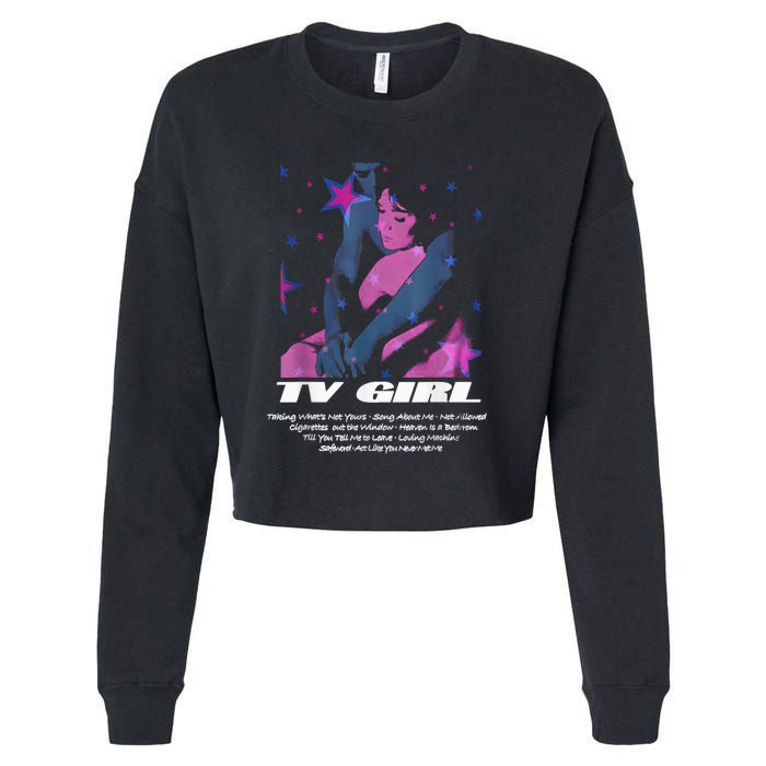 Tv Girl Album Frenchs Exit Who Really Cares Song List Cropped Pullover Crew