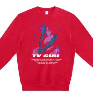 Tv Girl Album Frenchs Exit Who Really Cares Song List Premium Crewneck Sweatshirt