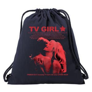 Tv Girl Album Frenchs Exit Drawstring Bag