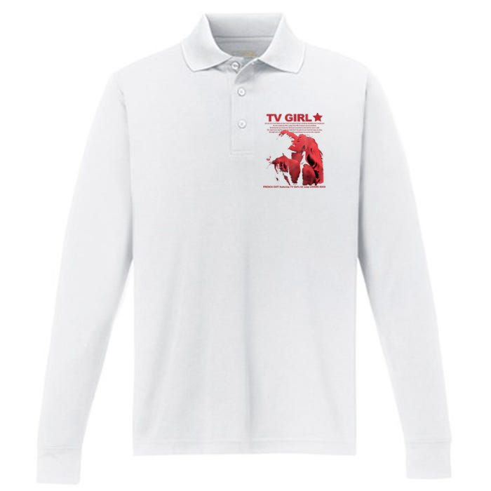 Tv Girl Album Frenchs Exit Performance Long Sleeve Polo