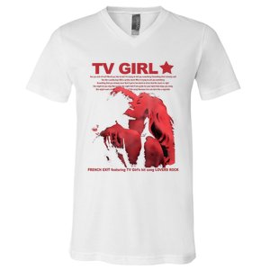 Tv Girl Album Frenchs Exit V-Neck T-Shirt