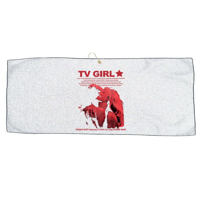 Tv Girl Album Frenchs Exit Large Microfiber Waffle Golf Towel