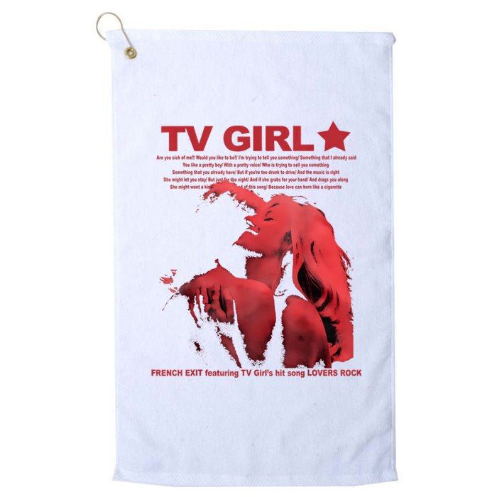 Tv Girl Album Frenchs Exit Platinum Collection Golf Towel