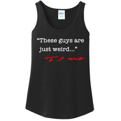 These Guys Are Just Weird Tim Walz Ladies Essential Tank