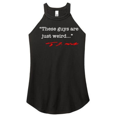 These Guys Are Just Weird Tim Walz Women’s Perfect Tri Rocker Tank