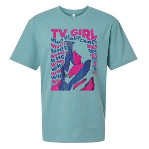 Tv Girl Album Who Reallys Cares Sueded Cloud Jersey T-Shirt