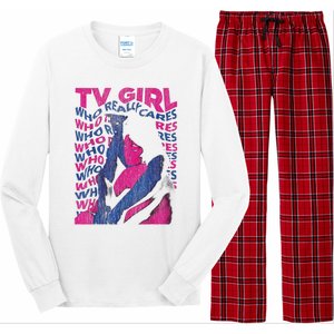 Tv Girl Album Who Reallys Cares Long Sleeve Pajama Set