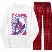 Tv Girl Album Who Reallys Cares Long Sleeve Pajama Set