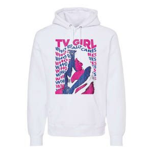 Tv Girl Album Who Reallys Cares Premium Hoodie