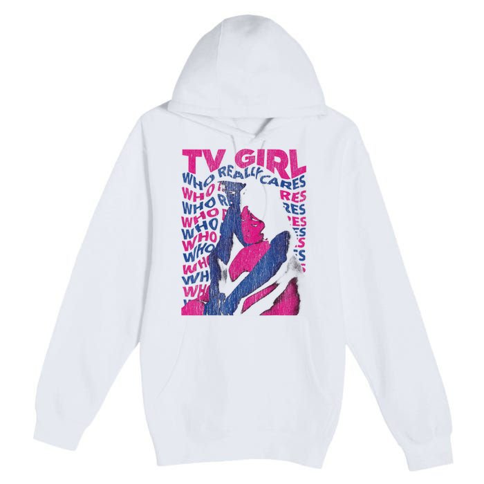 Tv Girl Album Who Reallys Cares Premium Pullover Hoodie