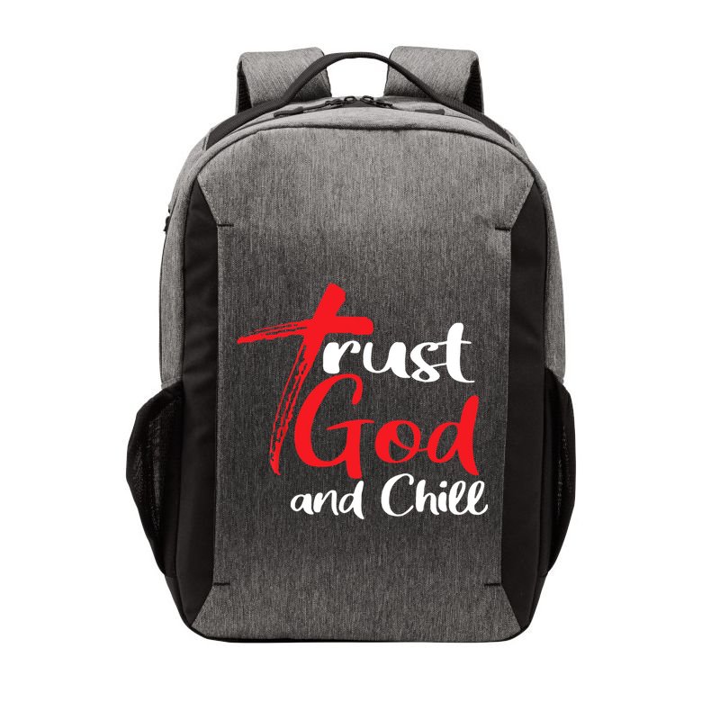 Trust God And Chill Religious Lover God Vector Backpack