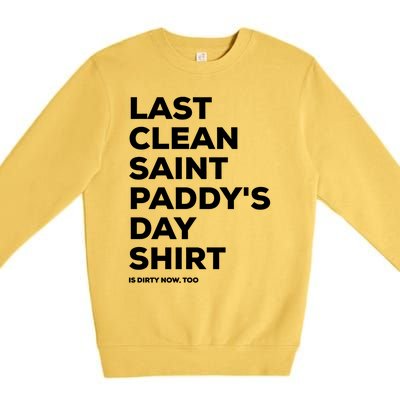 Team Ginger Af Eire Zero Lucks Given St Paddys Day Gift Premium Crewneck Sweatshirt