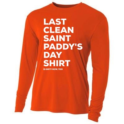 Team Ginger Af Eire Zero Lucks Given St Paddys Day Gift Cooling Performance Long Sleeve Crew