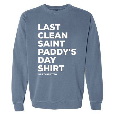 Team Ginger Af Eire Zero Lucks Given St Paddys Day Gift Garment-Dyed Sweatshirt