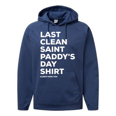 Team Ginger Af Eire Zero Lucks Given St Paddys Day Gift Performance Fleece Hoodie