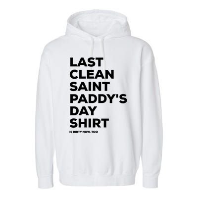 Team Ginger Af Eire Zero Lucks Given St Paddys Day Gift Garment-Dyed Fleece Hoodie