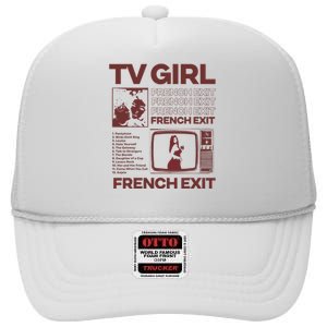 Tv Girl Album Frenchs Exit High Crown Mesh Back Trucker Hat