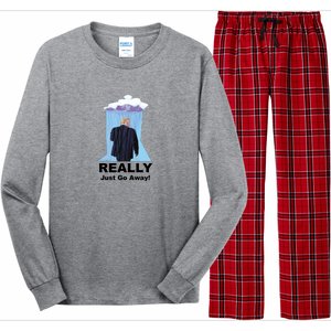 Trump Go Away Long Sleeve Pajama Set