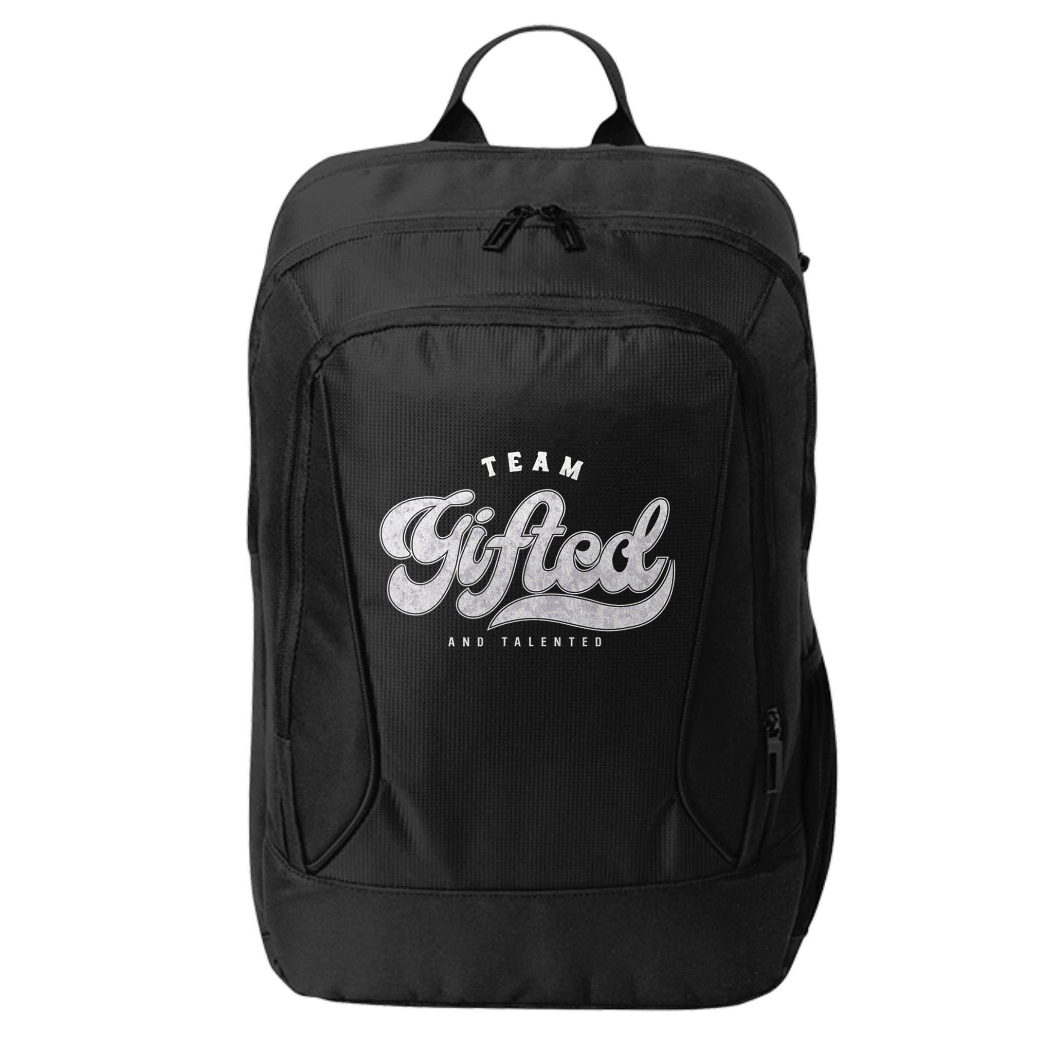 Team Gifted And Talented Exceptional Student Teacher Smart City Backpack