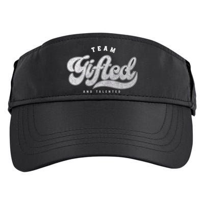 Team Gifted And Talented Exceptional Student Teacher Smart Adult Drive Performance Visor