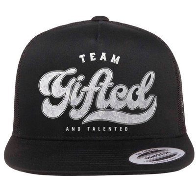 Team Gifted And Talented Exceptional Student Teacher Smart Flatbill Hat