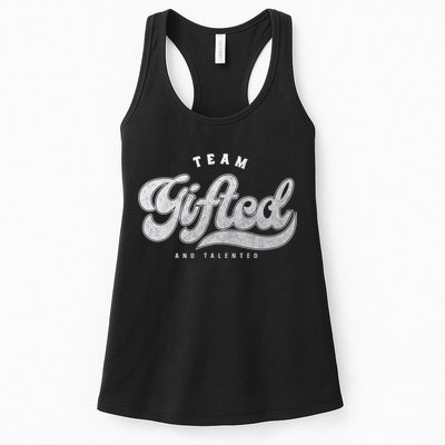 Team Gifted And Talented Exceptional Student Teacher Smart Womens Tank Top