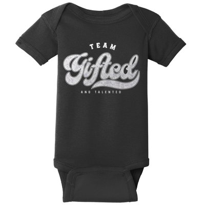 Team Gifted And Talented Exceptional Student Teacher Smart Baby Bodysuit
