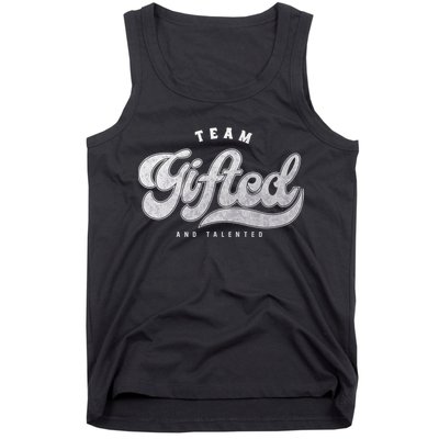Team Gifted And Talented Exceptional Student Teacher Smart Tank Top