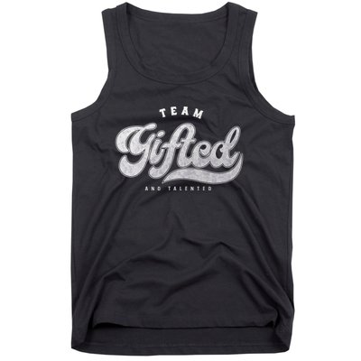 Team Gifted And Talented Exceptional Student Teacher Smart Tank Top