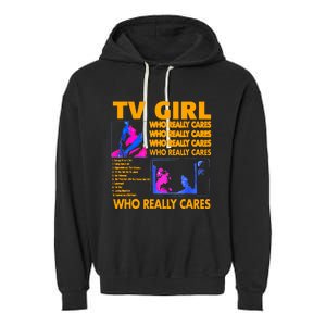 Tv Girl Album Frenchs Exit Design Garment-Dyed Fleece Hoodie