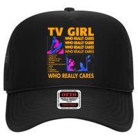 Tv Girl Album Frenchs Exit Design High Crown Mesh Back Trucker Hat