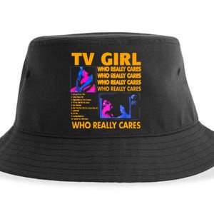 Tv Girl Album Frenchs Exit Design Sustainable Bucket Hat