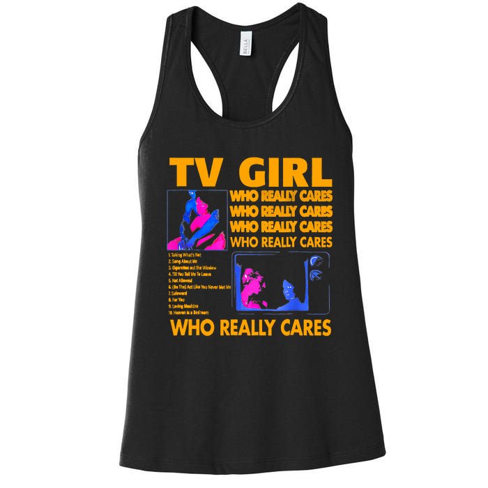 Tv Girl Album Frenchs Exit Design Women's Racerback Tank