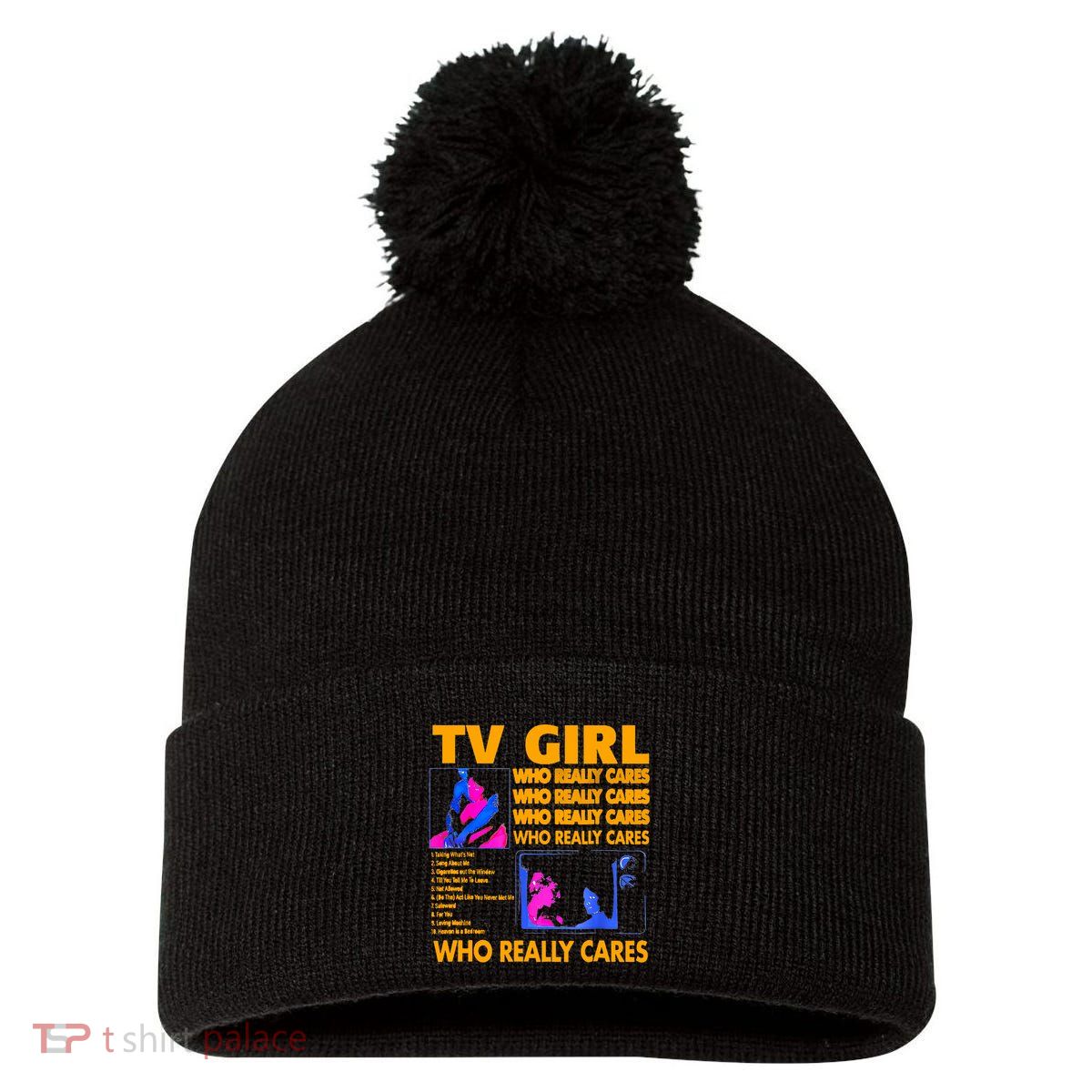 Tv Girl Album Frenchs Exit Design Pom Pom 12in Knit Beanie