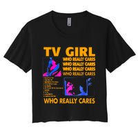 Tv Girl Album Frenchs Exit Design Women's Crop Top Tee