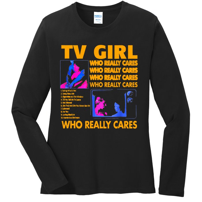 Tv Girl Album Frenchs Exit Design Ladies Long Sleeve Shirt