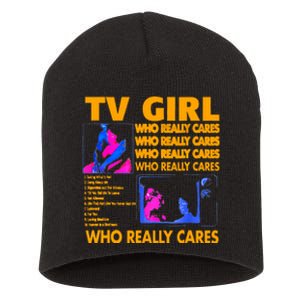 Tv Girl Album Frenchs Exit Design Short Acrylic Beanie