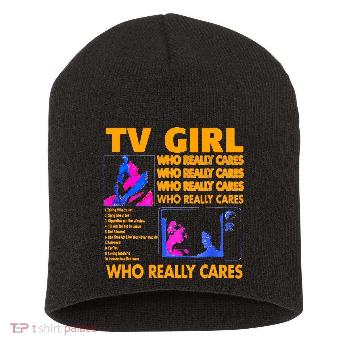 Tv Girl Album Frenchs Exit Design Short Acrylic Beanie