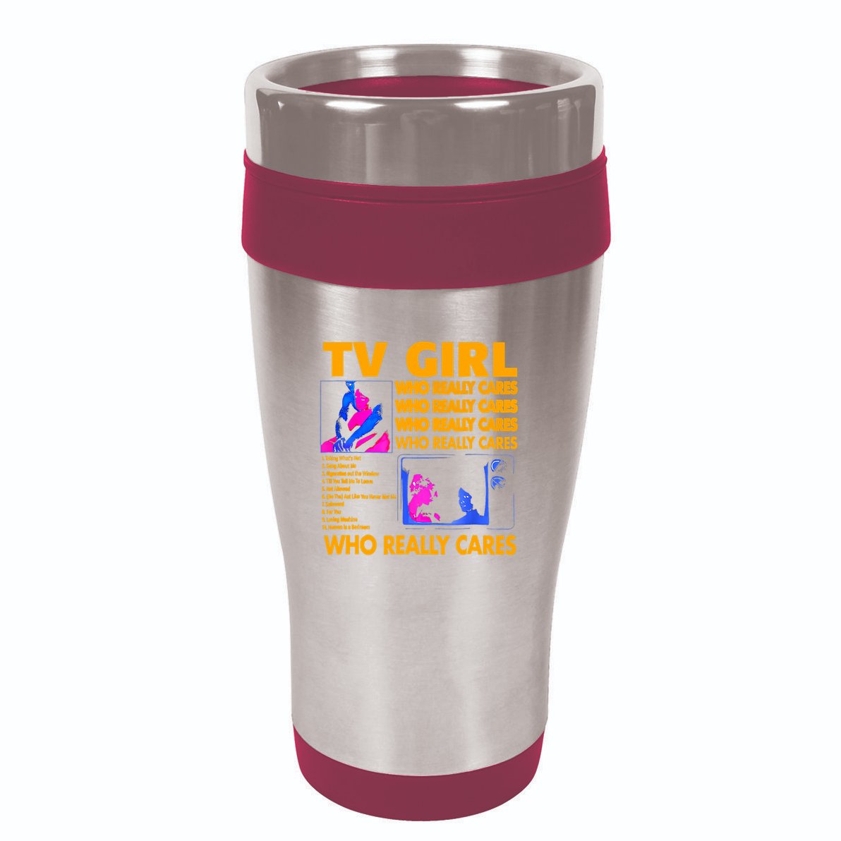 Tv Girl Album Frenchs Exit Design 16oz Travel Tumbler