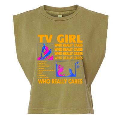 Tv Girl Album Frenchs Exit Design Garment-Dyed Women's Muscle Tee